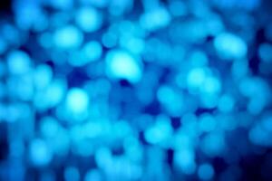 Abstract Luxury Blue Bokeh Background. photo