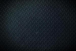 Black Metal Diamond Plate Texture Background. photo