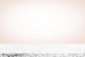 Abstract Marble Table Isolated on White Gradient Background with Grain. photo