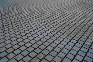 Close up Concrete Tiles Pavement Background. photo