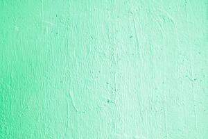 Abstract Neo Mint Color on Plaster Stucco Wall Texture Background that the one of 2020 Color Trends. photo