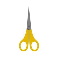 Pair of scissors suitable for crafting, sewing, and office use. Can be utilized in DIY projects, school work, and scrapbooking. vector
