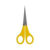 Pair of scissors suitable for crafting, sewing, and office use. Can be utilized in DIY projects, school work, and scrapbooking. vector