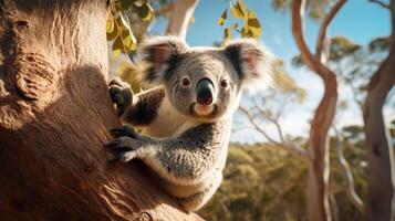 AI generated koala high quality image photo