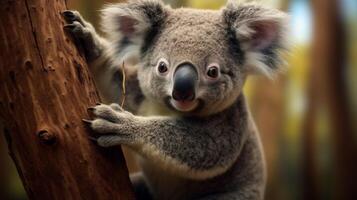 AI generated koala high quality image photo