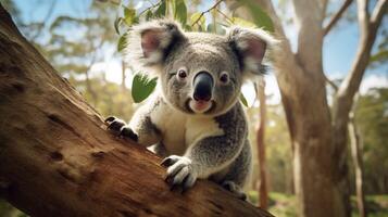 AI generated koala high quality image photo