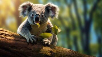AI generated koala high quality image photo
