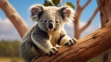 AI generated koala high quality image photo