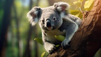 AI generated koala high quality image photo