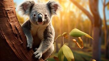 AI generated koala high quality image photo
