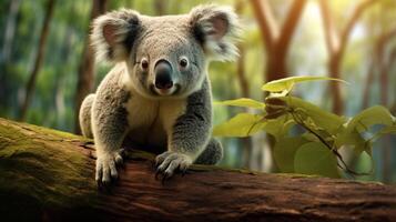 AI generated koala high quality image photo