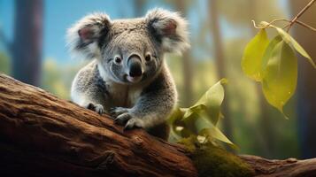 AI generated koala high quality image photo