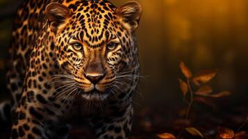 AI generated leopard high quality image photo