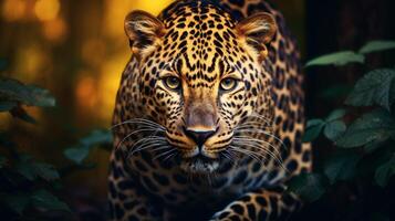 AI generated leopard high quality image photo