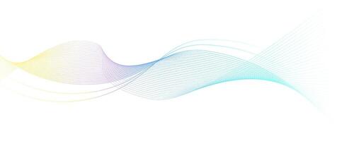 Abstract background with wavy lines. Vector illustration for your design.