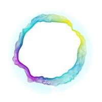 Circle frame with gradient mesh. Abstract background for your design. vector