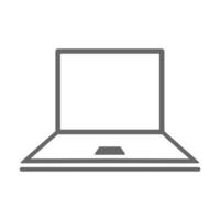 laptop icon design vector template