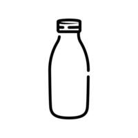 Leche botella icono diseño vector modelo