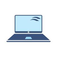 laptop icon design vector template