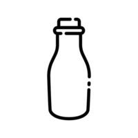 milk bottle icon design vector template