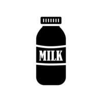 milk bottle icon design vector template