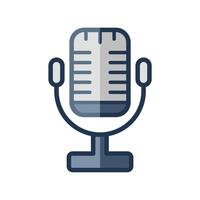 microphone icon design vector template