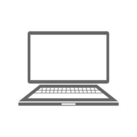 laptop icon design vector template