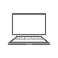 laptop icon design vector template