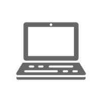 laptop icon design vector template