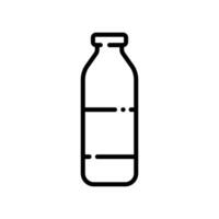 milk bottle icon design vector template