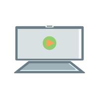 laptop icon design vector template