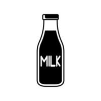 milk bottle icon design vector template