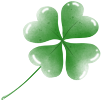 Clover leaf illustration for St. Patrick's Day png