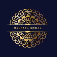 Vector Luxury ornamental mandala design background