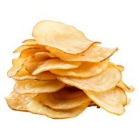 ai genererad potatis pommes frites isolerat på transparent bakgrund png