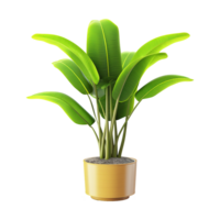 AI generated Tropical plant isolated on transparent background png