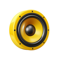 AI generated Loudspeaker png isolated on transparent background