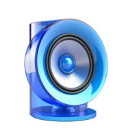 AI generated Loudspeaker png isolated on transparent background