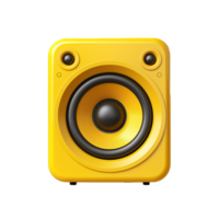 AI generated Loudspeaker png isolated on transparent background