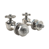 AI generated Ball valves isolated on transparent background png