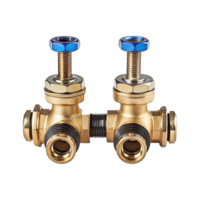 AI generated Ball valves isolated on transparent background png