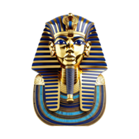 AI generated King tut isolated on transparent background png