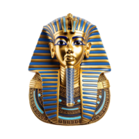 AI generated King tut isolated on transparent background png