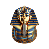 AI generated King tut isolated on transparent background png