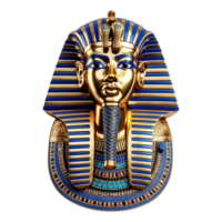 AI generated King tut isolated on transparent background png