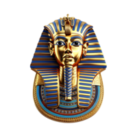 AI generated King tut isolated on transparent background png