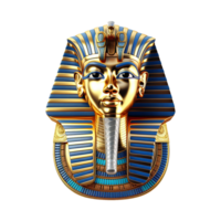 AI generated King tut isolated on transparent background png