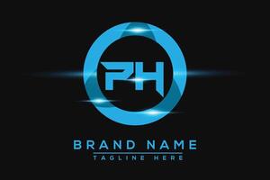 PH Blue logo Design. Vector logo design for business.