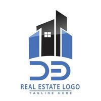 db real inmuebles logo diseño vector