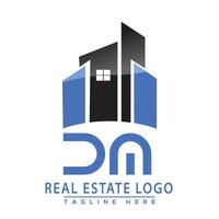 DM Real Estate Logo Design vector
